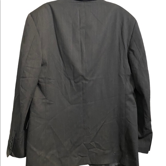 Jones New York lined grey mens 3 button suit jacket blazer Large - Picture 2 of 11